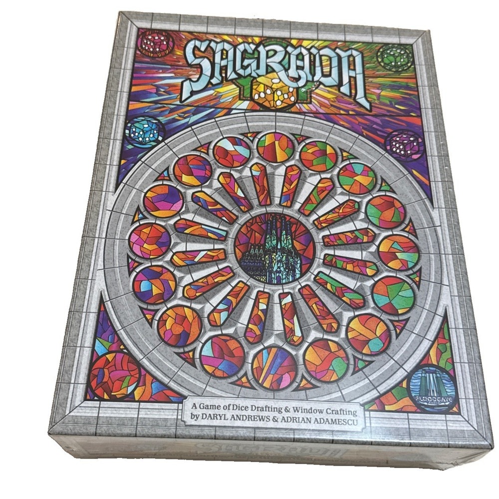 Sagrada A Game of Dice Drafting & Window Crafting 2023 Floodgate New Sealed